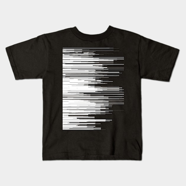 White Noise Rework Kids T-Shirt by bulografik